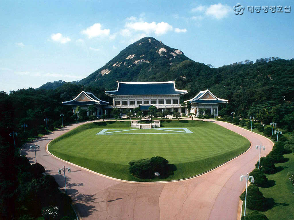 韩国总统府青瓦台图片