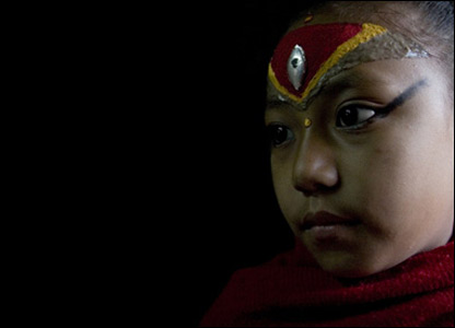 尼泊尔小女神“库玛丽
