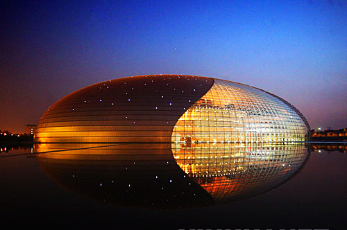 中国国家大剧院夜景