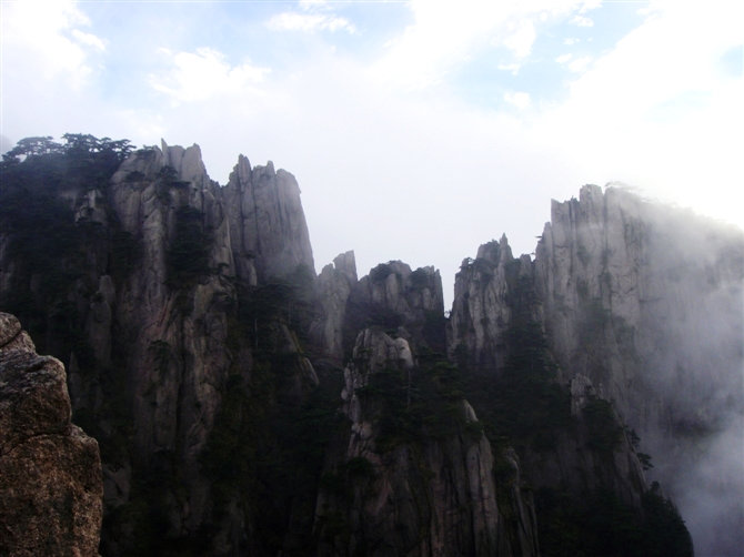 中国风景名胜-黄山风景图片