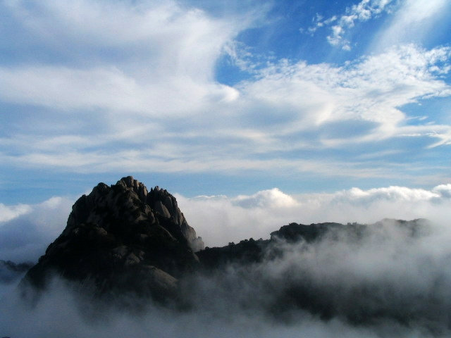 安徽黄山风景-黄山云海图片