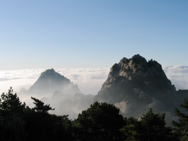 安徽黄山风景-黄山云海图片
