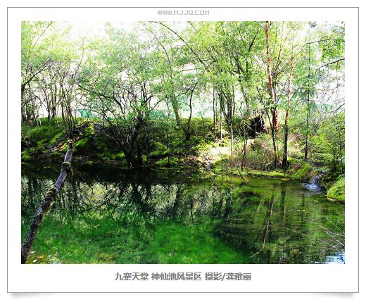 四川九寨沟神仙池图片