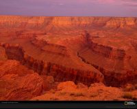 美国国家地理图片:美国大峡谷，谷底的岩石大约有二十亿年的年龄，是地球年龄的一半