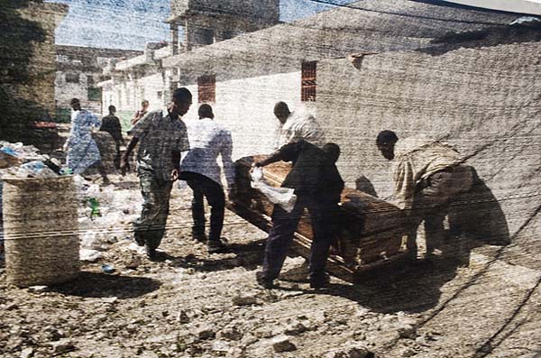 图片：海地霍乱肆虐