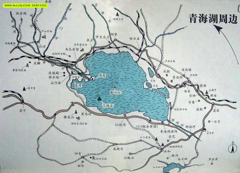 青海地图 Qinghai Maps