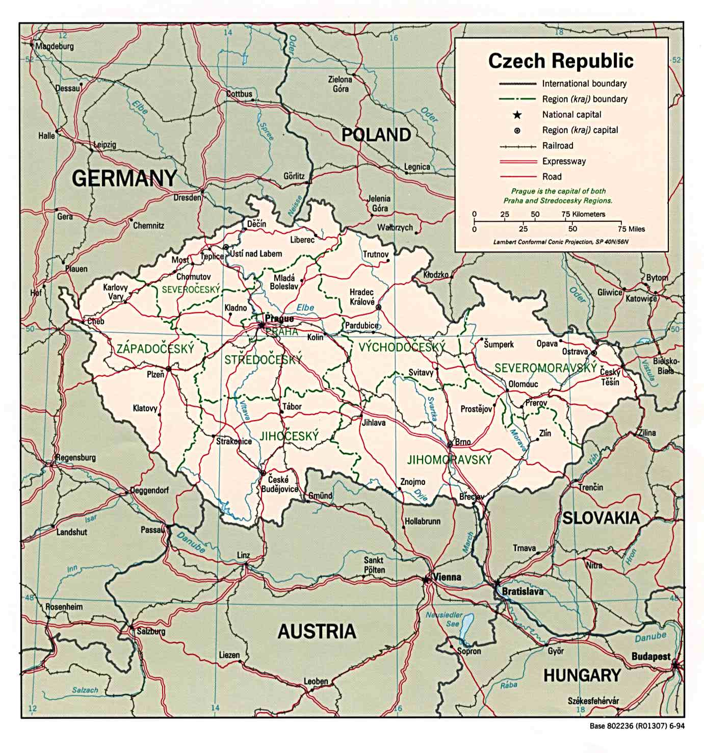 欧洲地图 europe maps - 捷克地图 czech rep map - 美景旅游 .图片